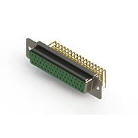 EDAC 630-M50-640-GN1 D-Sub Connectors - Standard Density Right Angle D-Sub Connector