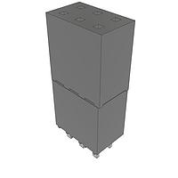 Samtec ESW-103-33-T-D Stackthrough .100" Elevated Socket Strip