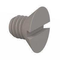 Essentra Components 021032A025 Slotted Countersunk 82 Slotted CSK Screw, #10-32 Thread, 1/4 Lg