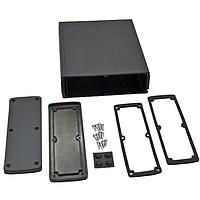 Bud Industries EXN-23366-BK PCB Enclosure Extruded Aluminum Enclosure Black (2.4 X 7 X 8.2 In)