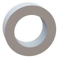 Essentra Components 17W05013 Flat Washer Flat Washer, .320 ID, .500 OD, .170 Thick, Natural, Nylon