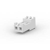 AMP Connectors - TE Connectivity 3-644468-2 Receptacle Assembly FEED THRU W TAB 2P L.R. natural 24 AWG