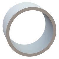 Essentra Components 17W08770 Flat Washer Flat Washer, .780 ID, .891 OD, .505 Thick, Natural, Nylon