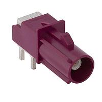 Amphenol RF FA1-NERP-PCB-8A PCB Connectors FAKRA GEN 1 PCB Through Hole Right Angle Plug 50 Ohm E Key Code