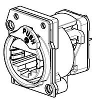 NEUTRIK NE8FAV-C5-AE RJ45 Receptacle RECP etherCON CAT5e A  - PCBV, 24mm from front panel to PCB - asymmetrical ESD-safe push tab