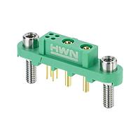 Harwin G125-FV104F3-02AB000P Headers GeckoMT 4+2 Pos F ScrewLok R Fix