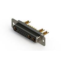 EDAC 628-13W3222-2T1 Mixed Contact D-Sub Connectors Vertical Combo Dsub