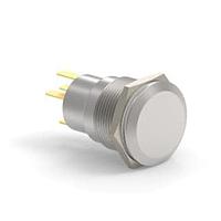 Alcoswitch - TE Connectivity 1-2213767-2 Pushbutton Switches AV19 SPM 0.4VA MOVE RING LED YELLOW 24V