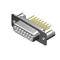 Molex / FCT 173109-1189 Standard Density FCT DSUB STR PC RCPT 09 PN W/CLINCH