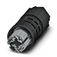 PHOENIX CONTACT 1419431 Circular Metric Connectors QPD P 4X2,5 9- 14 GY GY