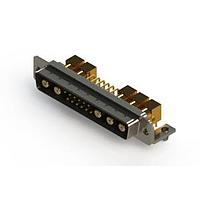 EDAC 629-17W5240-7TB Mixed Contact D-Sub Connectors Right-angle Power Combo D-Sub Connector