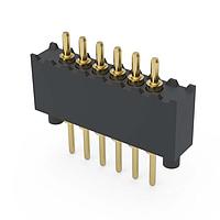 Mill-Max 854-22-006-10-041101 Spring Loaded Header .050" Pitch Spring-Loaded Connector w/ Flat Tip Plunger; TH; Single