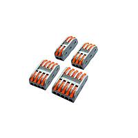 Amphenol Anytek TQT01210000G Fixed Terminal Blocks 1 in-1outBady/Gray+Lever/Orange