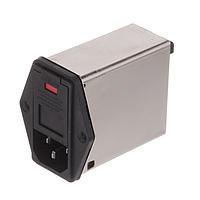 AMP Connectors - TE Connectivity PE000SMXE Inlets HORZ MNT SNGL VOLT SINGLE FUSE MED PERF