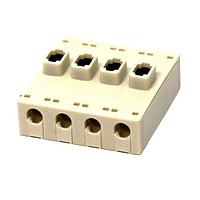 KYOCERA AVX 009286004021906 Poke-Home 18-26AWG 4WAY POKE HOME THRU WIRE