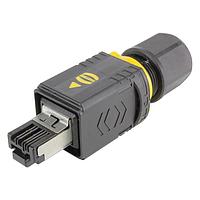 HARTING 09451451106 Industrial PP V4 2.0 RJ45 Cat6 Hood, Plastic, IDC