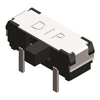 Diptronics LSS12-V-B Slide Switches Large-sized Type 1P2T