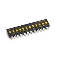 APEM DMR12T DIP Switches 12POS SPST 0.025A 24VDC