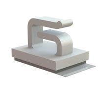 Essentra Components MOFNSB-2-19A-RT Clip, Wire Saddle Fiber Wire Sdl,Adh Mnt,Natural