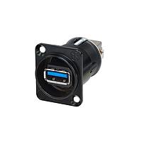 NEUTRIK NAUSB3-B USB Type B USB 3.0 compatible rvrsble blackchrome