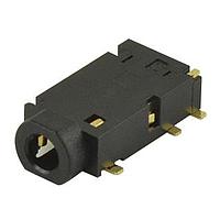 Same Sky (formerly CUI Devices) SJ2-25504D-SMT-TR Phone Connectors 2.5mm gold terminal 4cond Tip/Ring swtch