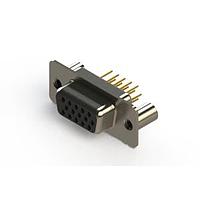 EDAC 638-M15-330-BN3 D-Sub Connectors - Standard Density Machined D-Sub Connectors