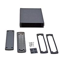 Bud Industries EXN-23361-BK PCB Enclosure Extruded Aluminum Enclosure Black (1.6 X 5.8 X 6.7 In)