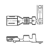 Yazaki 7116412102 Terminals TERM YESC FEM 6.3MM UNSLD