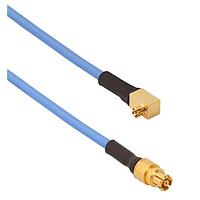 Amphenol SV Microwave FRSMPS-047-FSSMPM-060 RF Cable Assemblies SMPS R/A F  SMPMStraight F 6"Cable