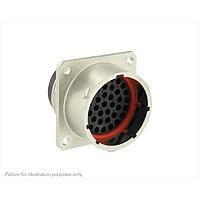 Eaton Souriau-Sunbank UT0W02041PWH6 Receptacles Male square flange receptacle IP68/69K, 96 h salt spray, keying W