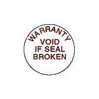 Q-Cee's - TE Connectivity M5031W Labels VOID IF SEAL