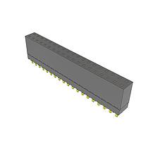 Samtec ESW-119-12-G-D Stackthrough .100" Elevated Socket Strip