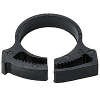 HellermannTyton SNP16GHS0C2 Conduit Clips Snapper Hose Clamp, 0.75" - 0.85" Bundle Diameter, PA66GF13, Black, 100/pkg