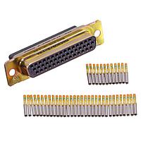 Raychem - TE Connectivity M24308/2-13 Connectors 44 POS RECPT, CRIMP HIGH DENSITY