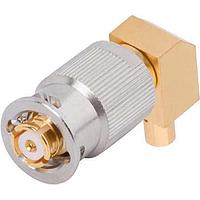 Amphenol SV Microwave 1222-60007 QuarterBack Connectors Coaxial Connectors QB SMP F Conn R/A for .047 Cable