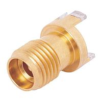 Amphenol SV Microwave 1521-60051-TD PCB Connectors 2.4mm Female Conn .062" PCB Thick, Tin