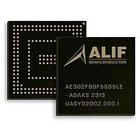 Alif Semiconductor AE302F80F55D5LE-Y ARM Microcontrollers - MCU E3 MCU with 2x Cortex-M55, 2x Ethos U-55, 5.5MB MRAM, 13.5MB SRAM, max peripherals, FBGA194