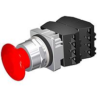 SIEMENS 52PM9W2D Pushbutton PUSHBUTTON,MOM,RED,1 3/4" PLST,2POS,4BJK