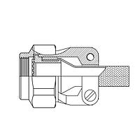 Amphenol PCD BML1SSK08ZN EMI/RFI Strain Reliefs AlumaLight Back Shells K 08 Shell Size Strain Relief EMI/RFI Straight Black Zinc Nickel