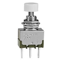 NKK Switches MB2411E1W03-HB Sealed ON(ON).285 FLAT BSHG PC .295 WHITE CAP 6
