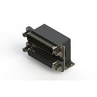EDAC 663-025-264-056 Dual Port D-Sub Connectors Right-angle Dual Port D-Sub Connector