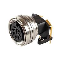 Amphenol Tuchel T3507-902 Connectors FEMALE RECEPTACLE 8 POLE RIGHT ANGLE