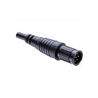 Amphenol LTW BD-07AMMM-LL6A03 Sensor Cables / Actuator Cables Ceres, Standard Size, Plastic, 5A, 07 pins, Male Connector, Male Contact, Straight, 2 Points Lock, Overmolded, Length 3000mm, IP66