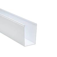 HellermannTyton 181-00475 Solid Wall Wiring Duct Solid Wall Wiring Duct, 3" x 5", Non-Adhesive, PVC, White, 120ft/Carton