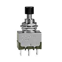 NKK Switches MB2411E1W01-FB Pushbutton Switches SWITCH PUSHBUTTON