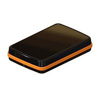 Serpac CX61DBKANO Hand Held CX-61 Series Waterproof Pocket Enclosure with Neon Orange Seal. Three-Piece Design, Polycarbonate Plastic, Integrated Waterproof Seal, IP 65, 66, 67; NEMA 4X, 12, 13 Ratings