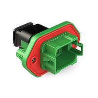 Amphenol SINE Systems AT04-08PC-PM16 Receptacle 8 Position Receptacle, Pin, Panel Mount, Key C, Self-Threading, Reduced Diameter Seal, Strain Relief