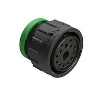 Amphenol SINE Systems AHDP06-24-14SN-BRA Connectors 14 POSITION PLUG GREEN