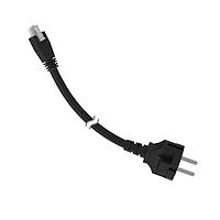 Banner Engineering LQMAC-325EF AC Power Cord Cordset: Double Ended Molex to AC Plug; 3-pin Straight Female; 3-pin Straight Male; 7.62 m 3x18 Black PVC Jacket; PVC Black