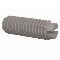 Essentra Components 011032S050 Set Screw Set Screw, Slotted Head, #10-32 Thread, 1/2 Lg